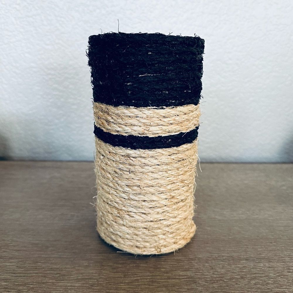 Twine Wrapped Farmhouse Vase